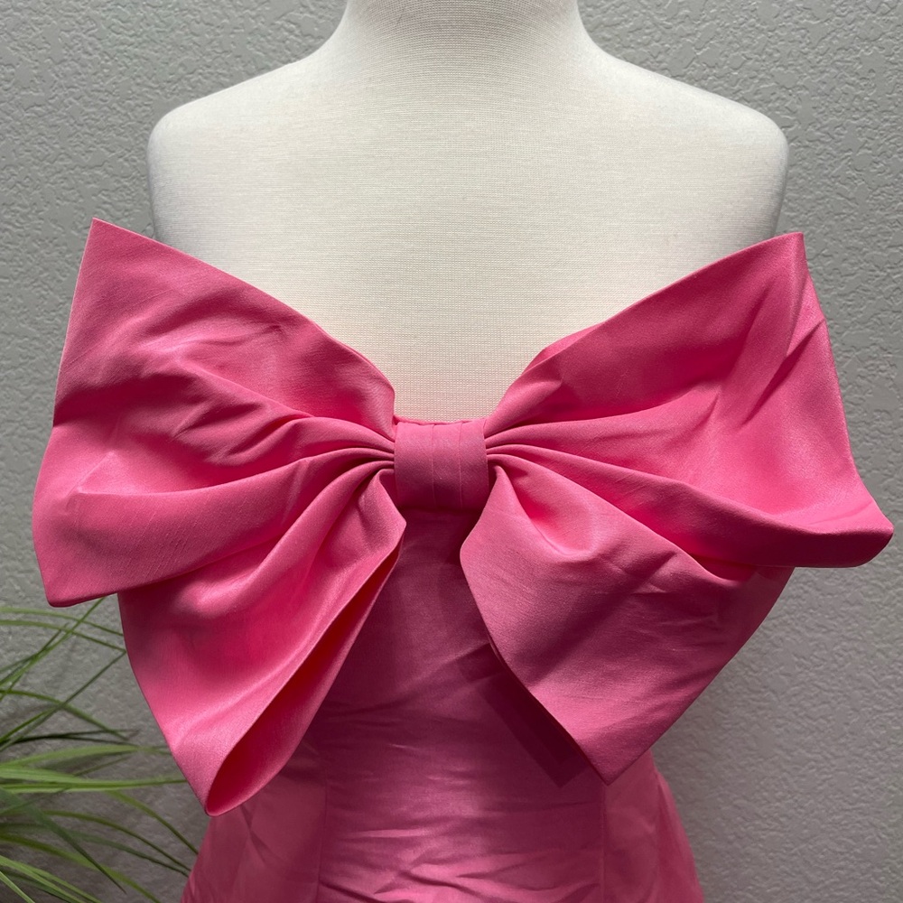 Mac Duggal Pink Strapless Dress - Picture 5 of 6